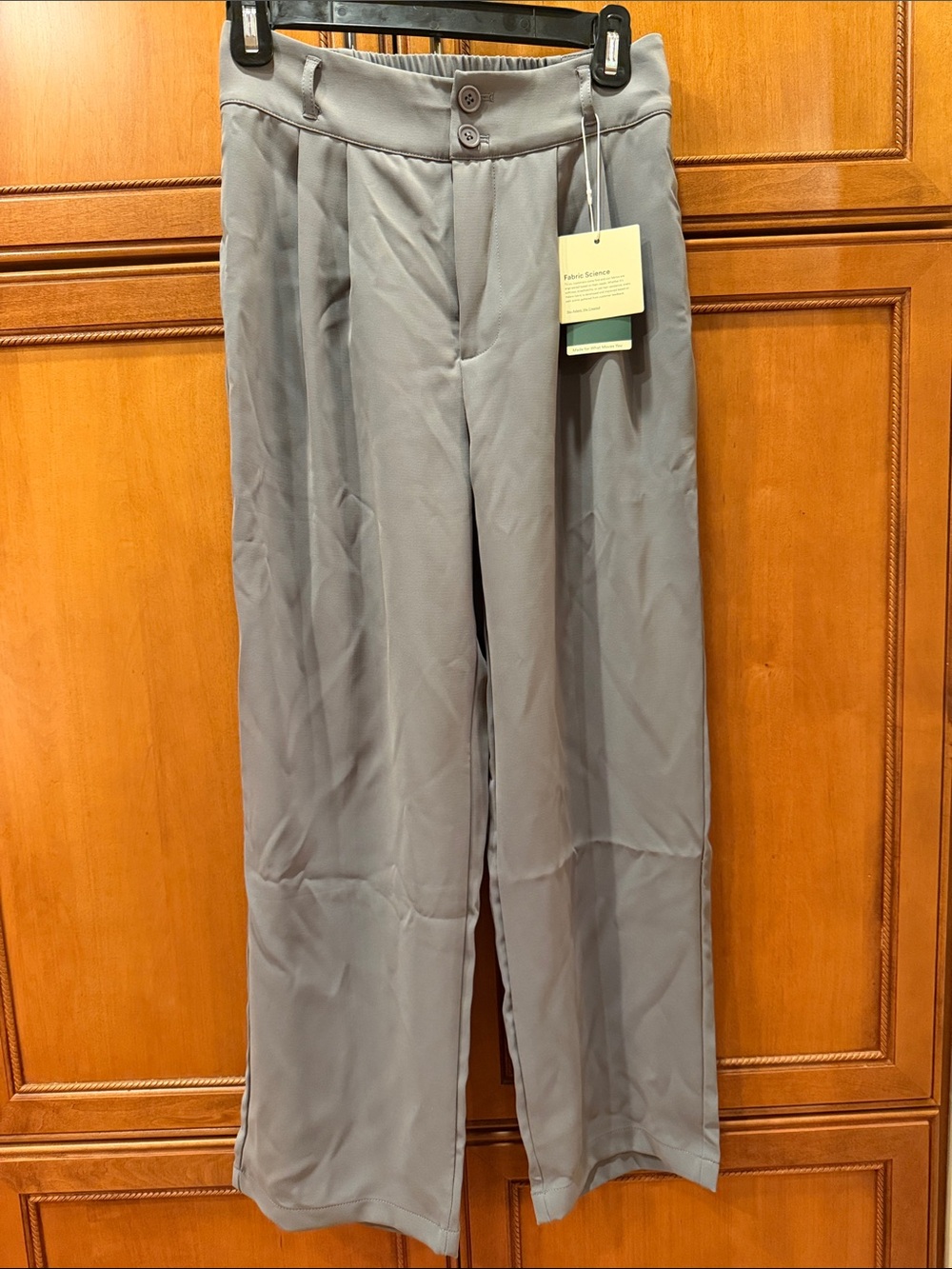 HALARA Light Gray Wide-Leg Women's Trousers